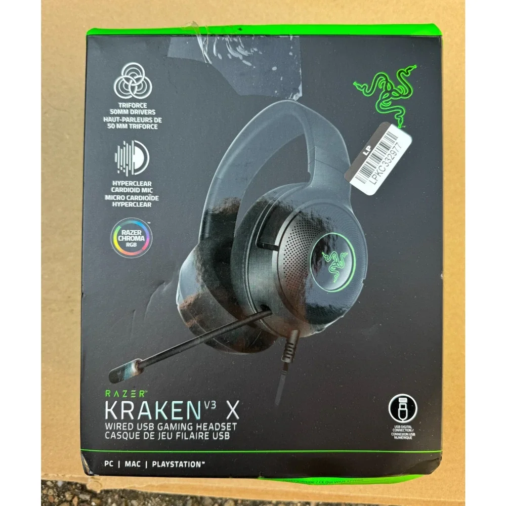 RAZER KRAKEN V3 X - Wired USB Gaming Headset